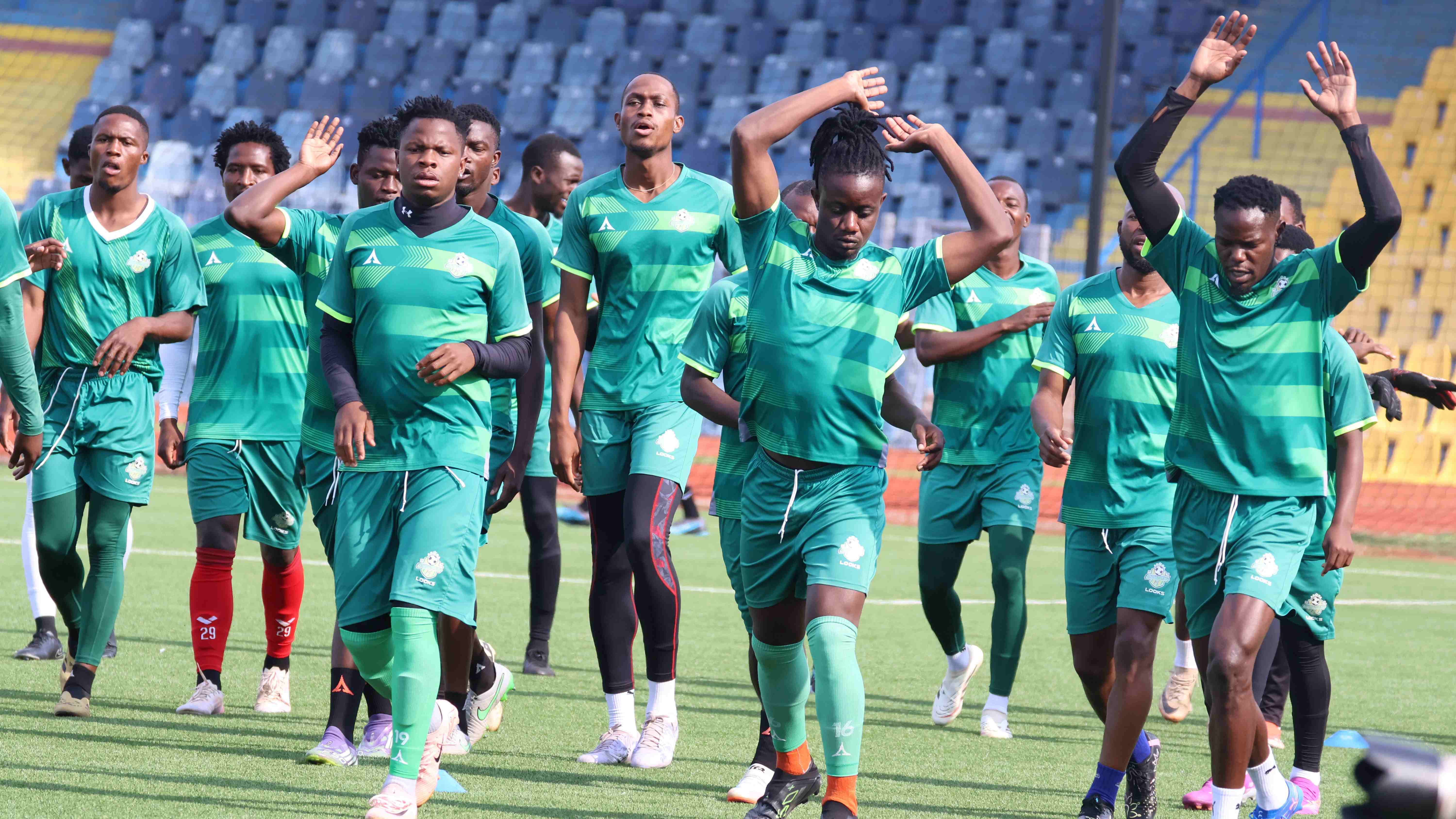 Simba Bhora held a training session yesterday in preparation for the CAF Champions League match against Nsingizini Hotspurs at Somhlolo National Stadium. 